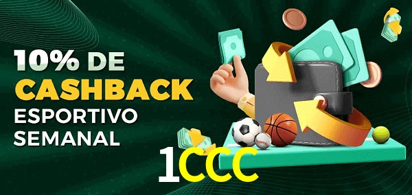 10% de bônus de cashback na 1CCC
